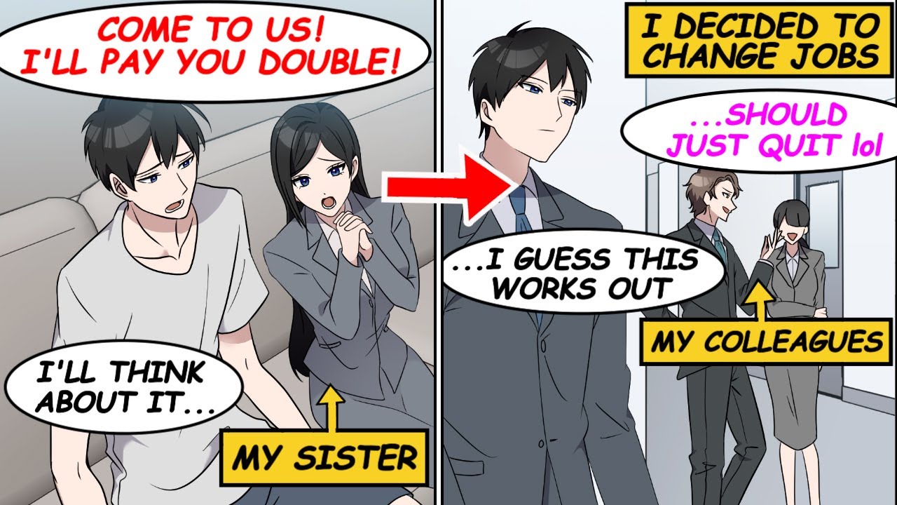 My colleague are looking down on me. When I changed jobs to my sister's company...【Manga】
