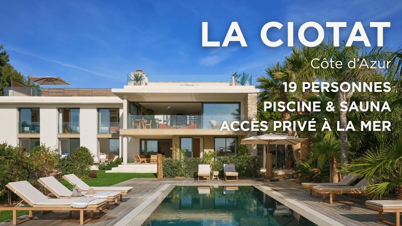 Villa de luxe à La Ciotat – piscine & accès privé à la mer – Homanie