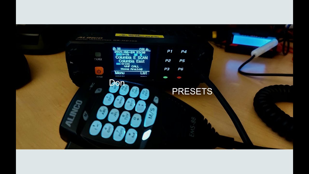 Programming the Alinco DR-MD 500