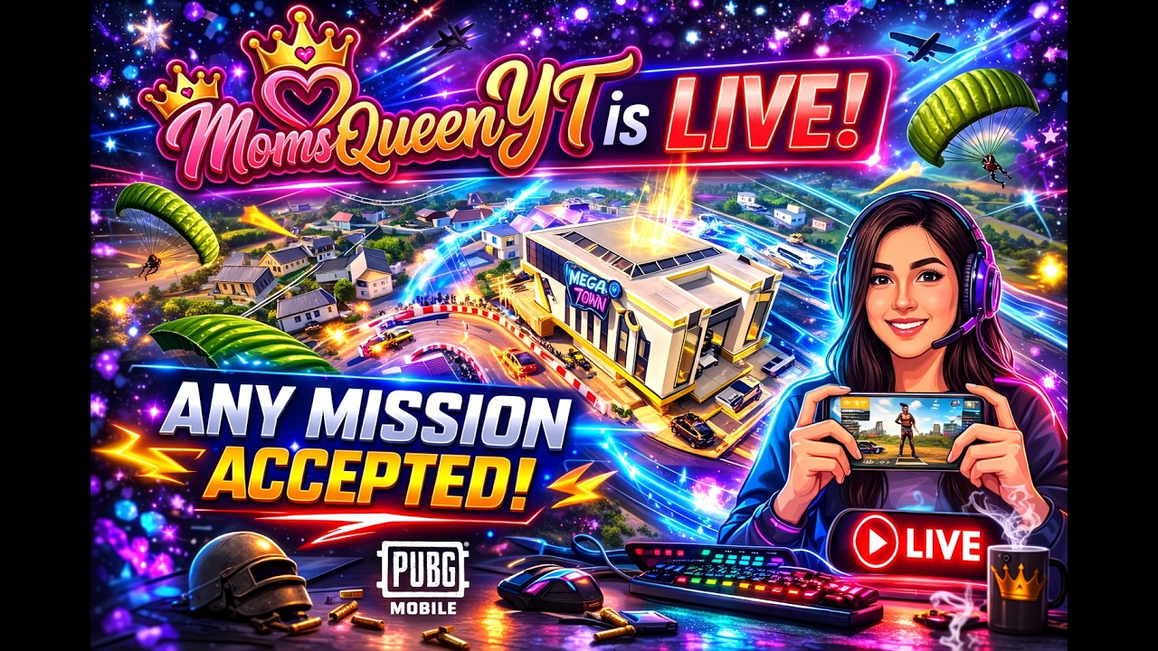 Happy Sunday Friends #MomsQueen  #bgmilive #gaming #girlgamer #pubgmobile
