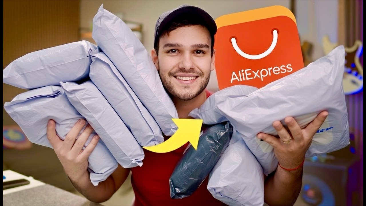 CHEGOU MUITA COISA do ALIEXPRESS! Unboxing de PRODUTOS BARATOS e INCRÍVEIS