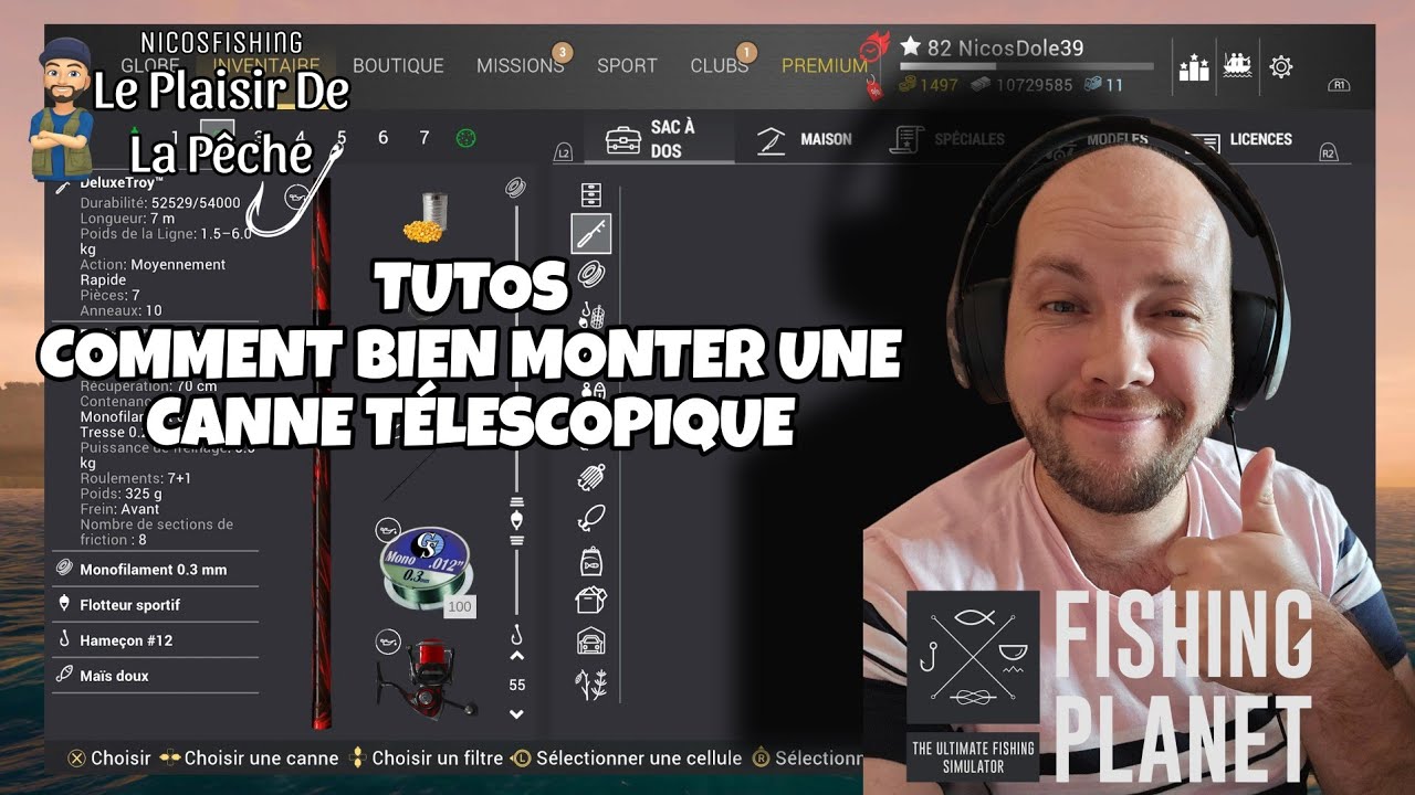 🔴TUTO FISHING PLANÈTE #1 Montage de Ligne Télescopique Bouchon