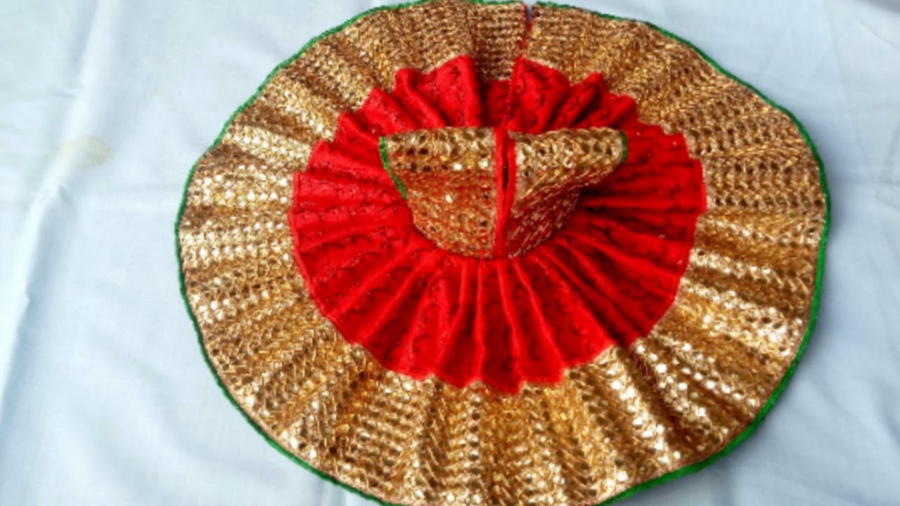 Laddu Gopal Ki Dress/सूती कपड़े और ली से बनाएं 9-10 नंबर लड्डू गोपाल की पोशाक/कान्हा जी की गर्मी की👗