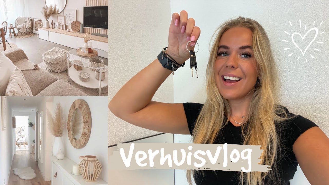 Ik heb een eigen huisje! Klussen, nieuwe meubels en empty house tour ❥ Verhuisvlog #1 | Janette