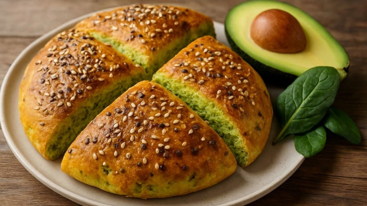 Здоровый хлеб с авокадо за 5 минут! Вкуснее пиццы! Без муки!