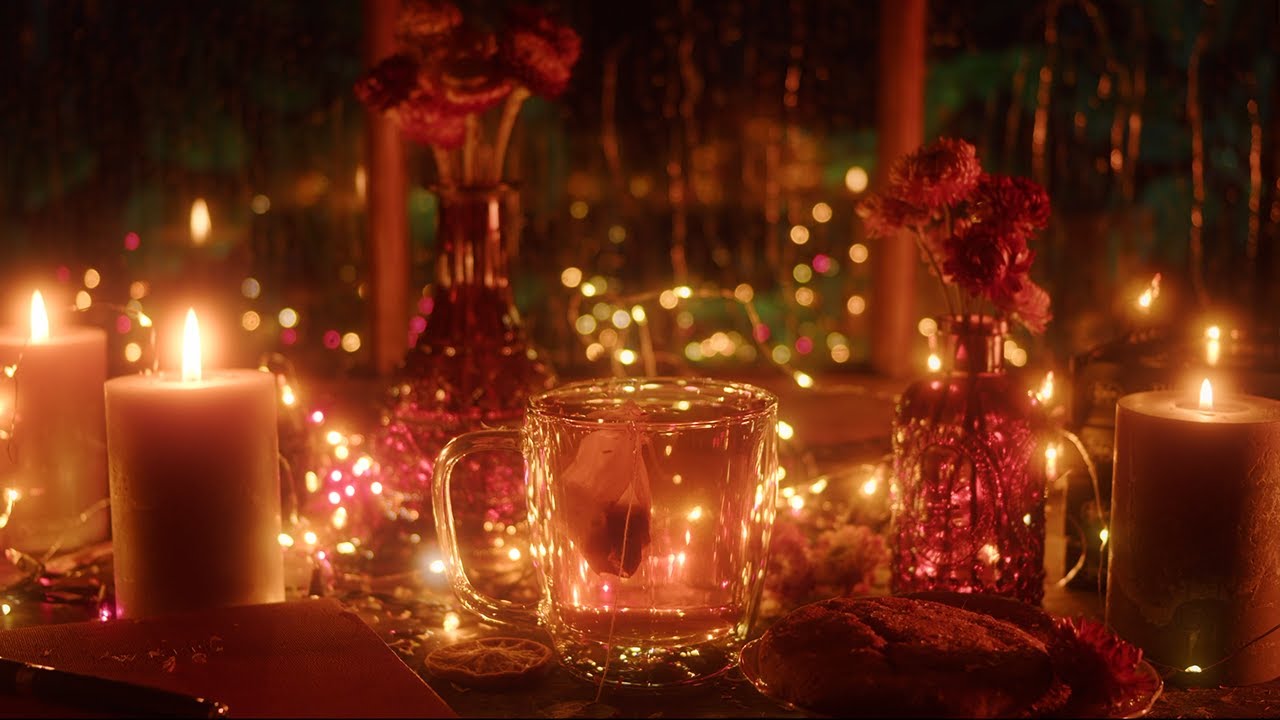 Autumn Night Rain on Window Ambience | Real Life Ambience | Sleep to Comforting Rain Sounds