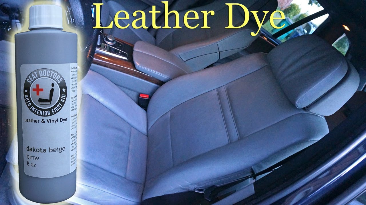 Restore Your Seats with Leather Dye!