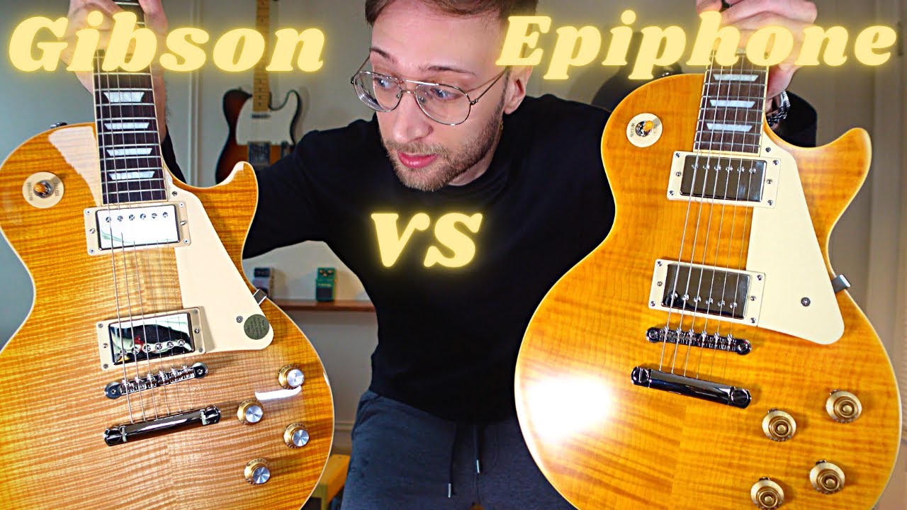 Gibson против Epiphone Les Paul! Битва лимонов