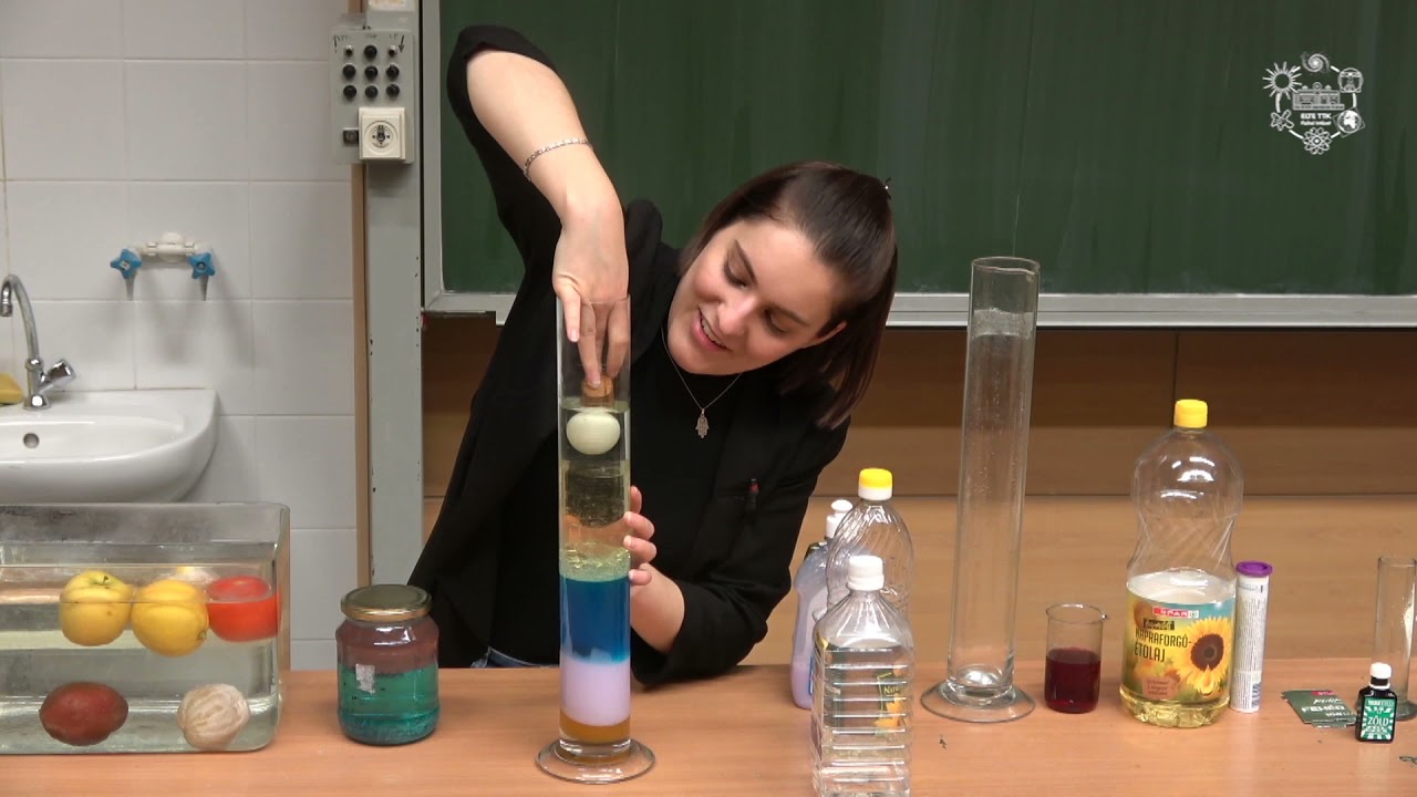 Papp Eszter: sűrűséggel kapcsolatos kísérletek (Atomcsill kísérletek, 2021.02.25.)