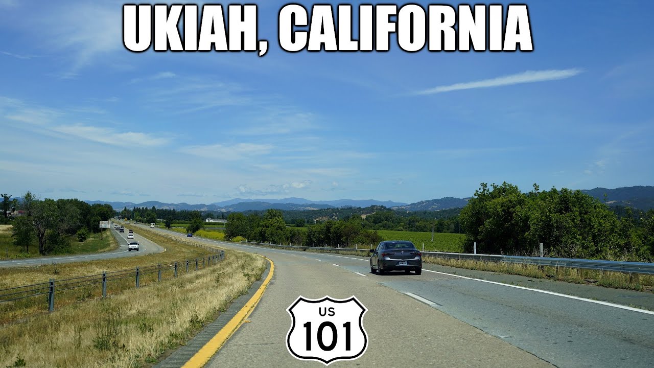 US-101 North: Healdsburg to Ukiah, California