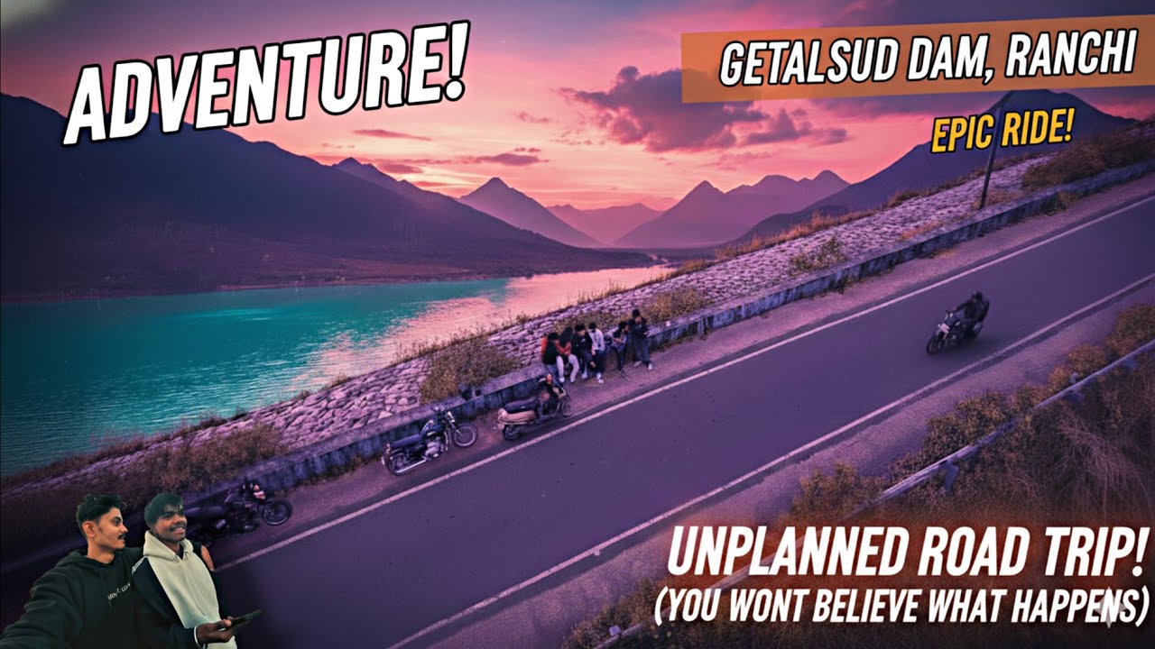 Exploring Ranchi’s Best View: Getalsud Dam Epic Sunset Ride 🌅