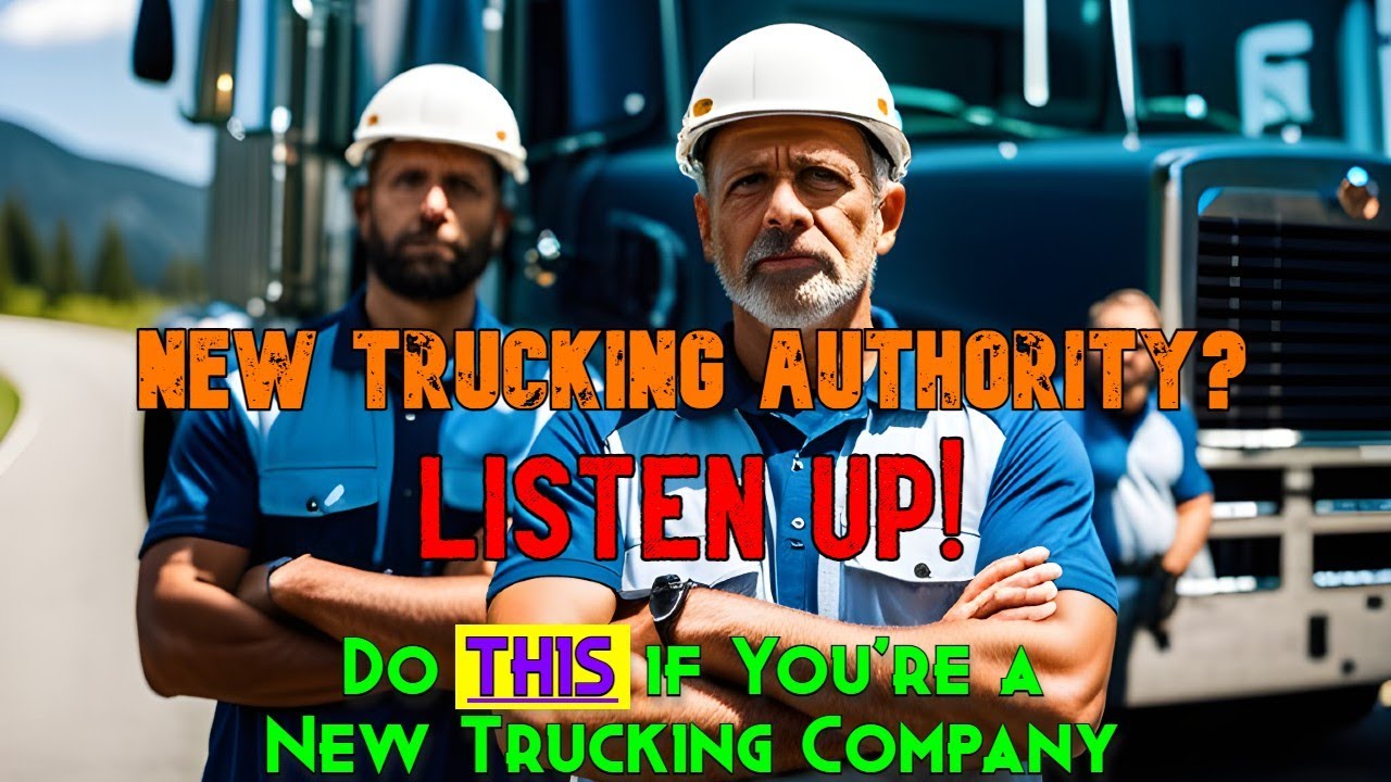 5 Tips for Your New Trucking Authority! - If You’re a New Trucking Company - LISTEN UP