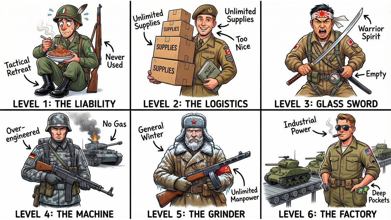 Every Nation Ranked by Power and Role in World War II Explained