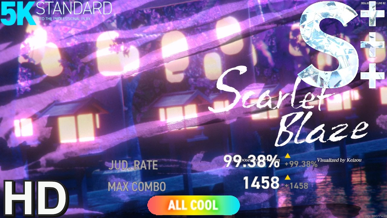 【EZ2ON NT DLC】 5S - Scarlet Blaze HD