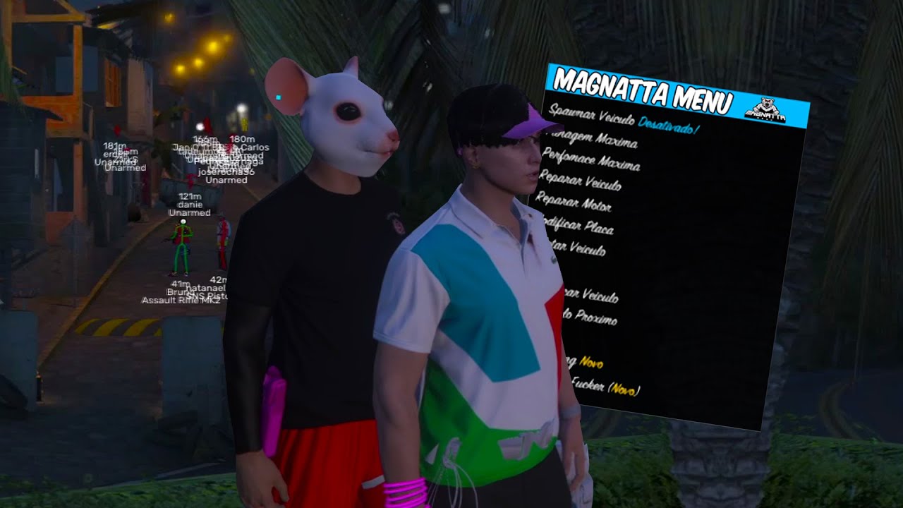 DERRUBEI O SERVIDOR POR VINGAN&Ccedil;A COM MOD MENU! GTA ANTI-RP