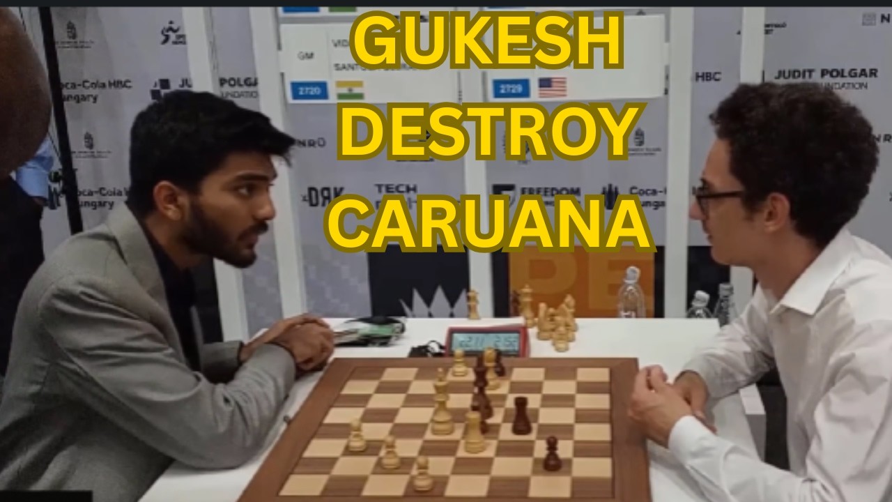 When Gukesh Goes Clutch Against Fabiano Caruana | World Champion Mentality