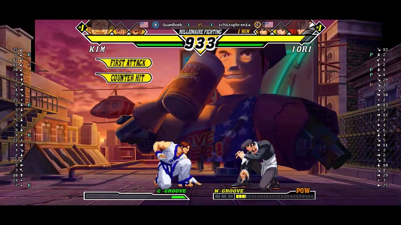Capcom Vs. SNK 2 - 🇺🇸 GuamBomb(B) vs 🇺🇸 schizophrenia(C) | Fightcade (2026-03-09 05:46 UTC)