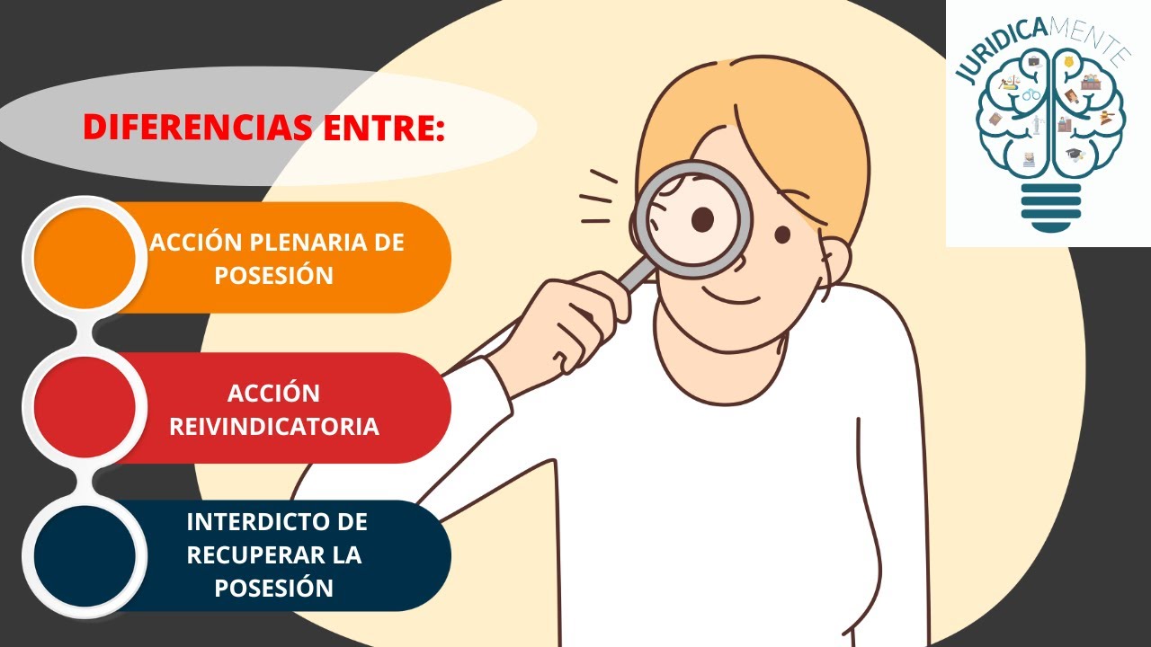 DIFERENCIA ENTRE ACCIÓN PLENARIA DE POSESIÓN, REIVINDICATORIA E INTERDICTO DE RECUPERAR LA POSESIÓN