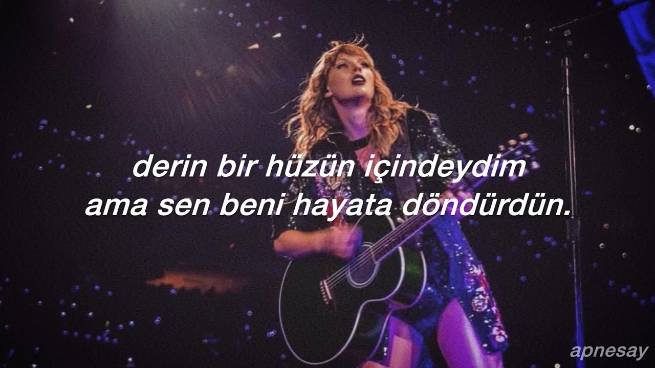taylor swift - dancing with our hands tied (türkçe çeviri)