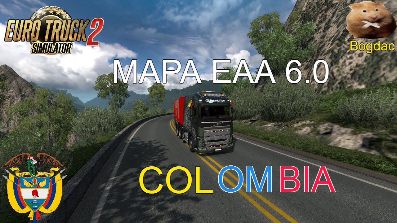 ETS2 1.39 MAPA EAA 6.0  Colombia