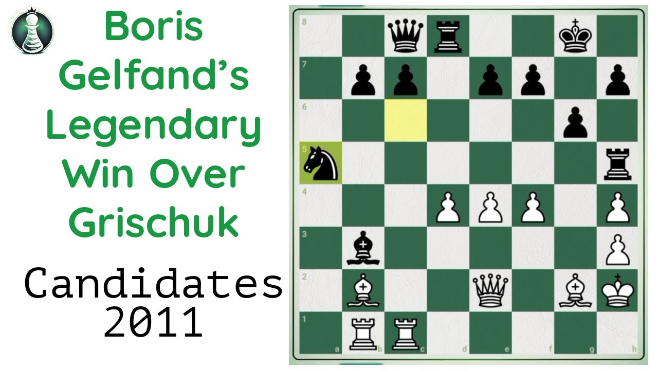 Boris Gelfand’s Legendary Win Over Grischuk | Candidates Matches 2011 | Prodigy Pawn