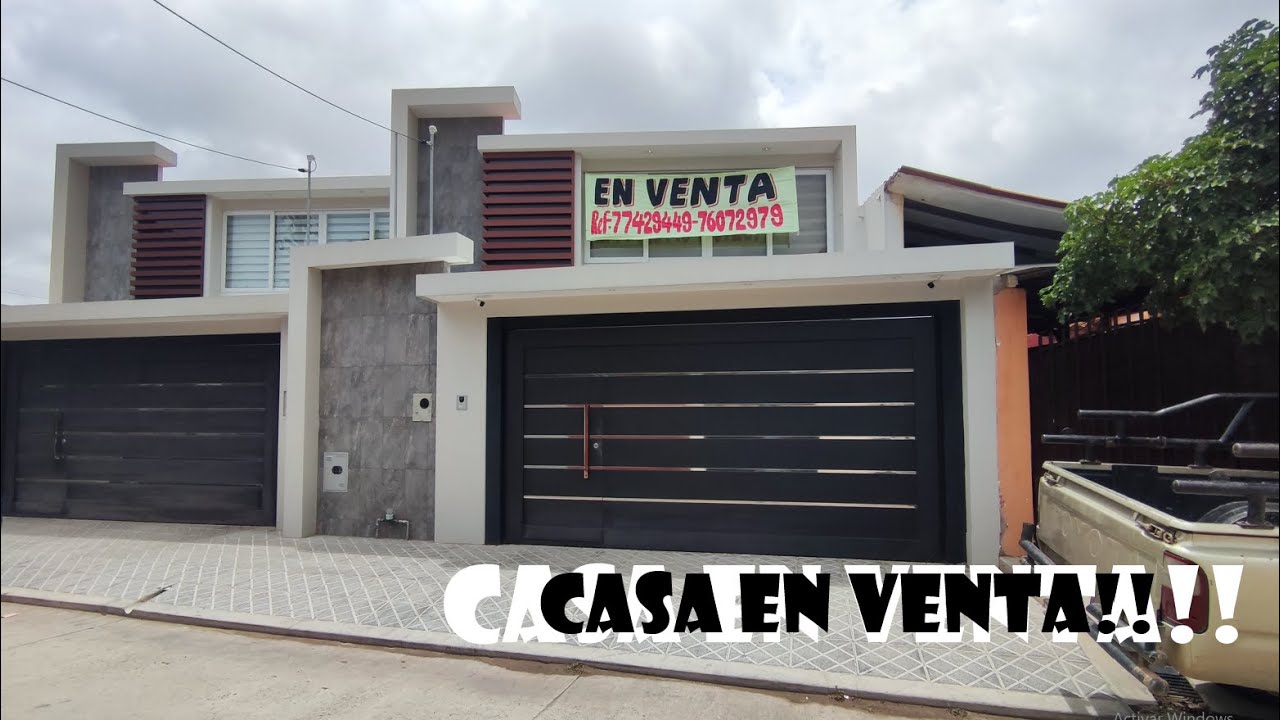 CASA EN VENTA!! (VENDIDA) Av. Alemana y 5to anillo...materiales de lujo!!