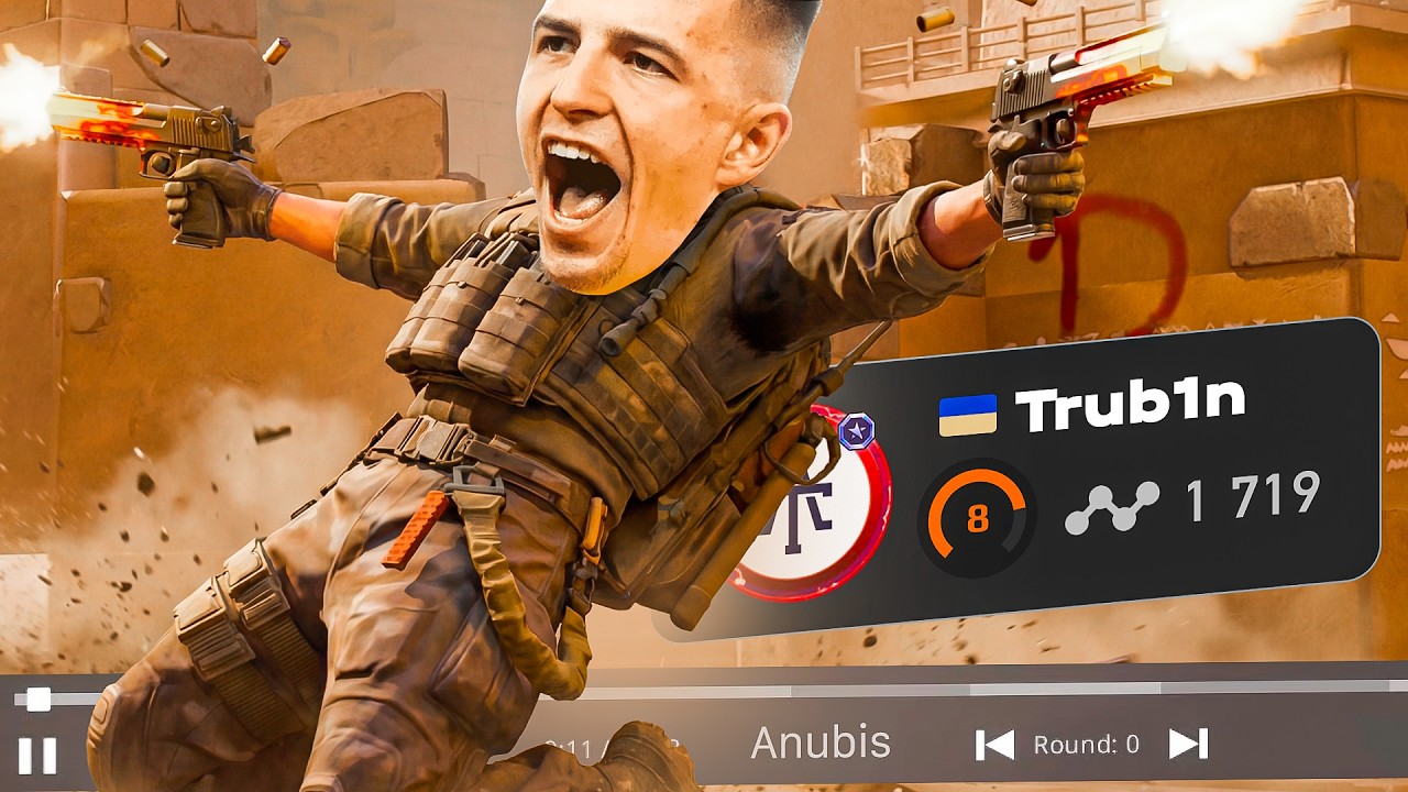 🦅 ЯК ТРУБІН ГРАЄ В CS2? Огляд FACEIT демки голкіпера, який вміє грати головою ⚽️