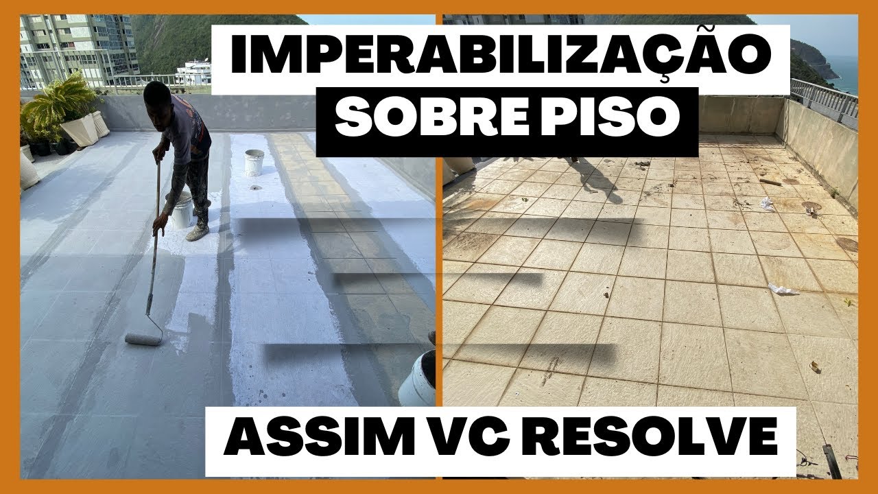 IMPERMEABILIZAÇÃO de terraço sobre piso agora vc pode resolver sem QUEBRAR
