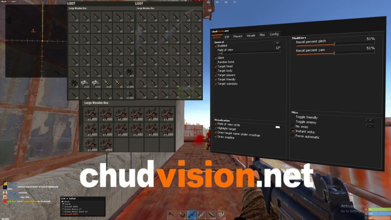 chudvision.net vs official servers