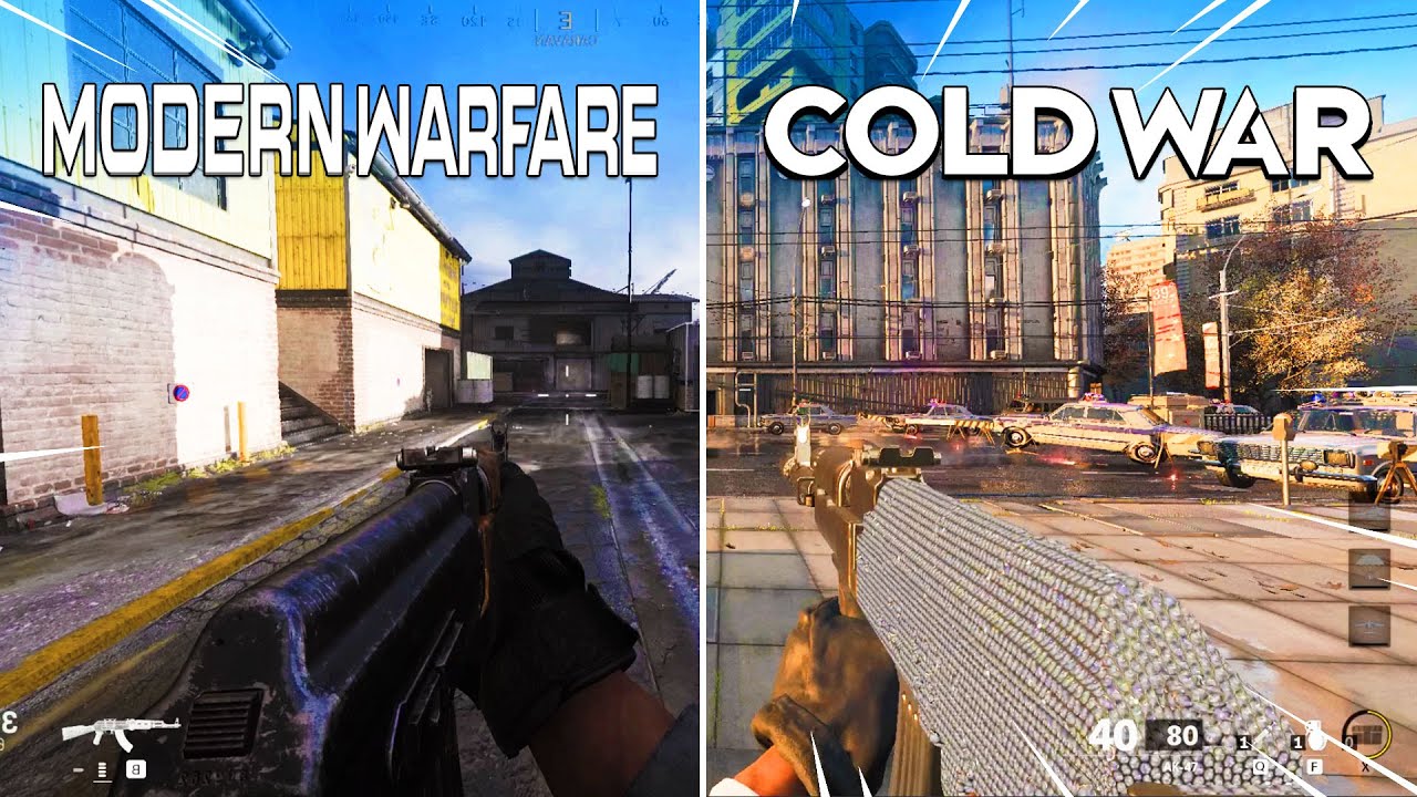 Modern Warfare fov Vs Black Ops Cold War Fov