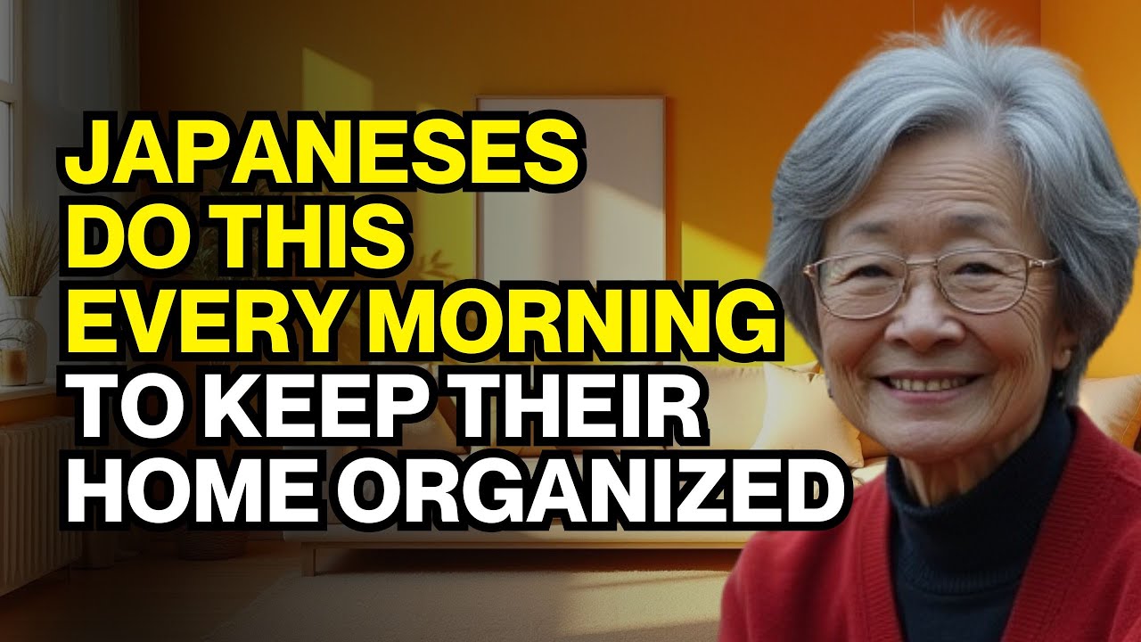 8 JAPANESE MORNING HABITS for a CLEAN and ORGANIZED HOME All Day