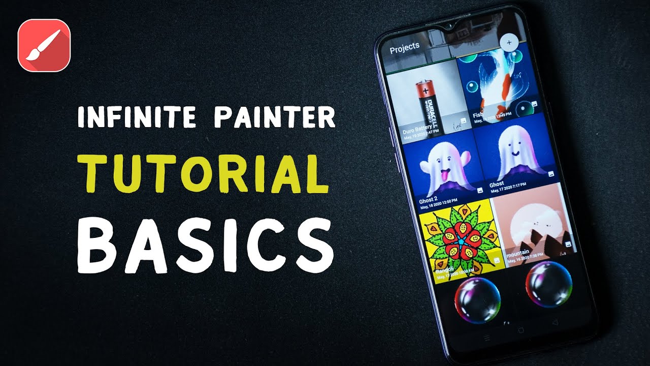 Drawing Tutorial: Infinite Painter Digital Painting Tutorial Basics | Mobile drawing Tamil (Android)