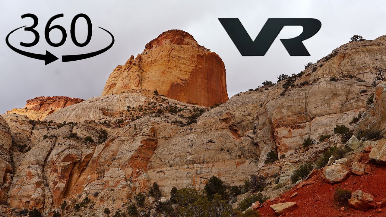 Exploring Capitol Reef in VR 360° | Immersive Hike Through Red Rock Canyons
