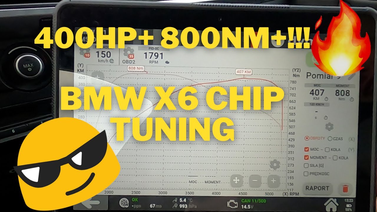HAMOWNIA, DIAGNOSTYKA I CHIP TUNING X6 M50d N57