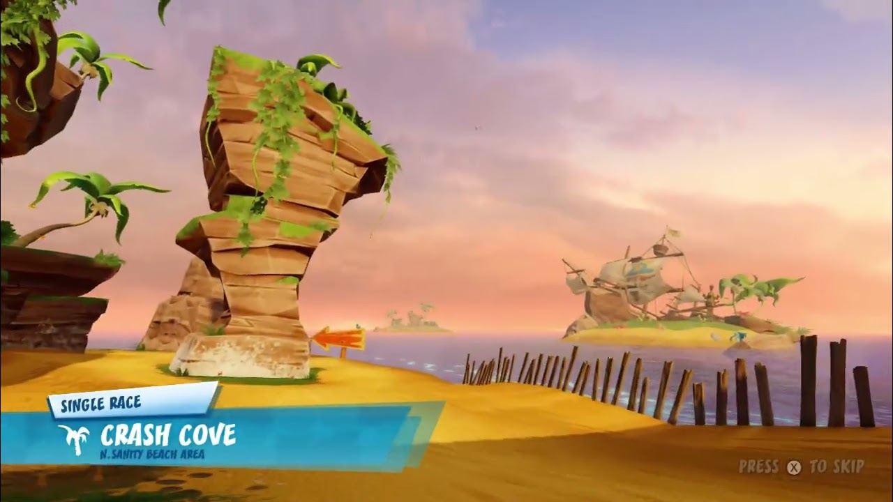 Crash Team Racing (CTR) Nitro-Fueled - CRASH COVE