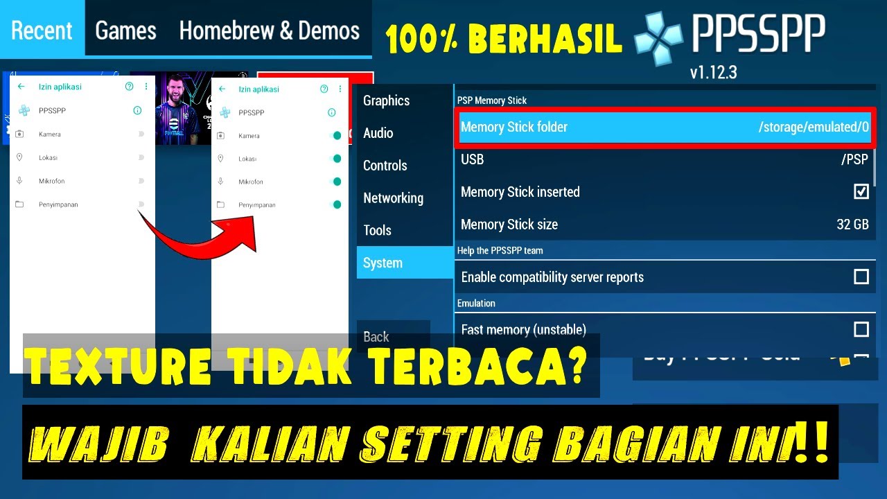WAJIB DICOBA! Mengatasi Masalah Texture Dan Save Data Tidak Terbaca Oleh Emulator PPSSPP