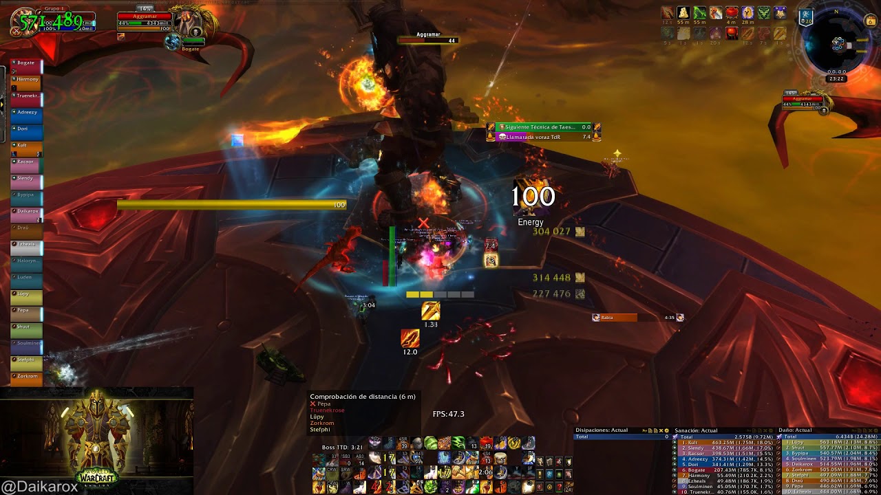 Aggramar Mítico | Antorus, el Trono Ardiente | WoW Legion | Paladín Reprensión