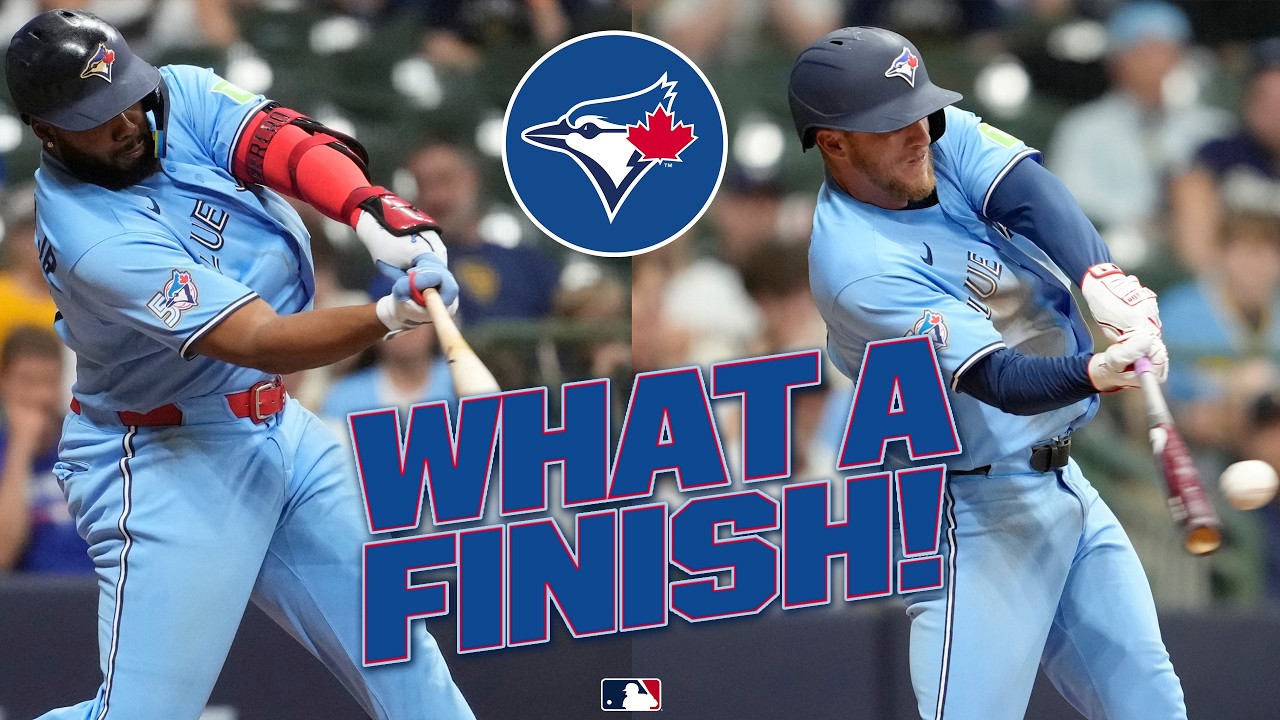 Blue Jays soar past Brewers in extras, fueled by Okamoto, Vlad Jr. and Straw 🇨🇦 (Full comeback!)