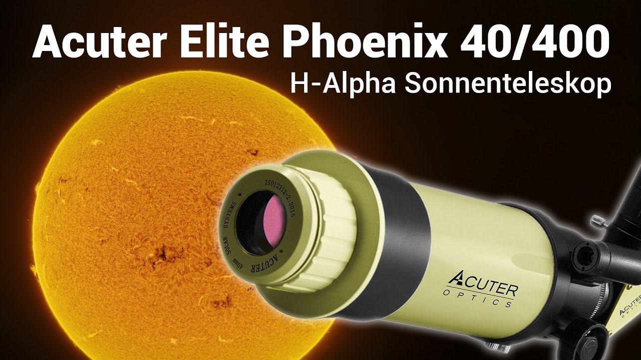 H-Alpha für kleines Geld?! Mein Erlebnis mit dem Acuter Elite Phoenix Sonnen-Teleskop 🌞🔭