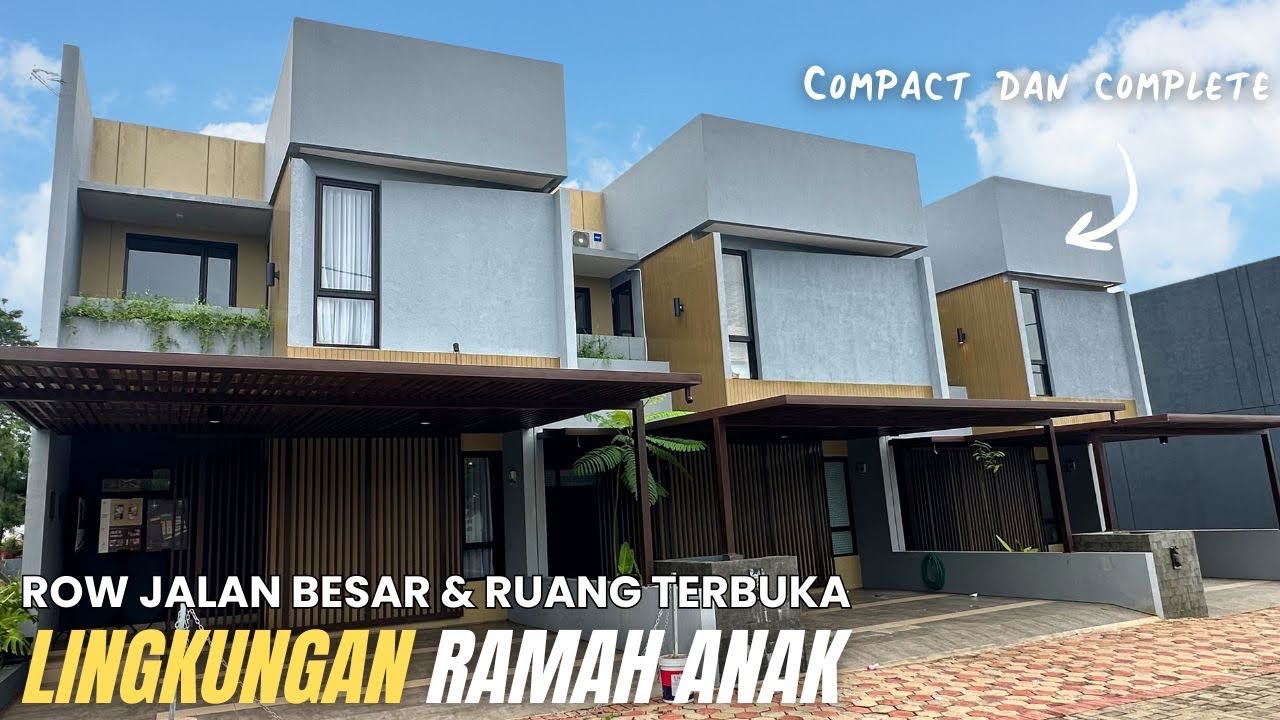 RUMAH LINGKUNGAN RAMAH ANAK DEKAT JAKARTA #Aleraparksawangan #rumahmurah #rumahidaman #rumahimpian