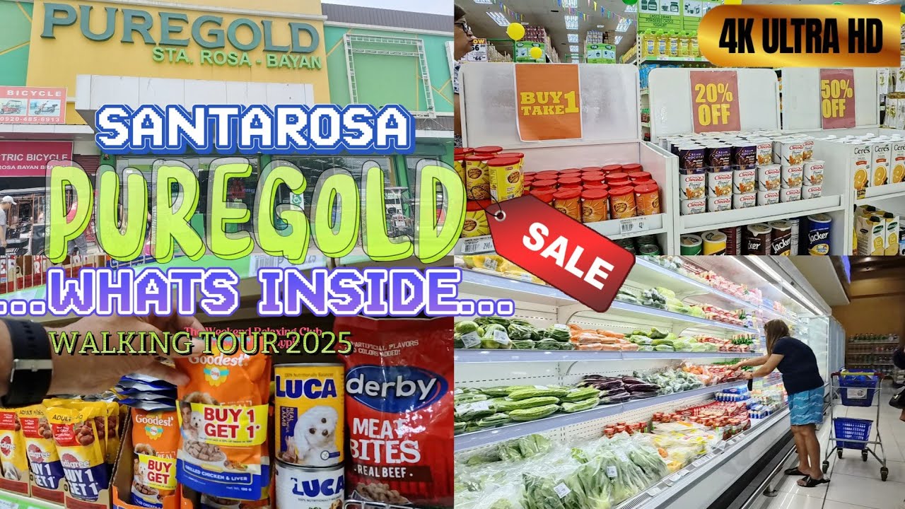 [ 4K] Laguna Finds! Puregold Santa Rosa || Walking Tour & September 2025 Prices