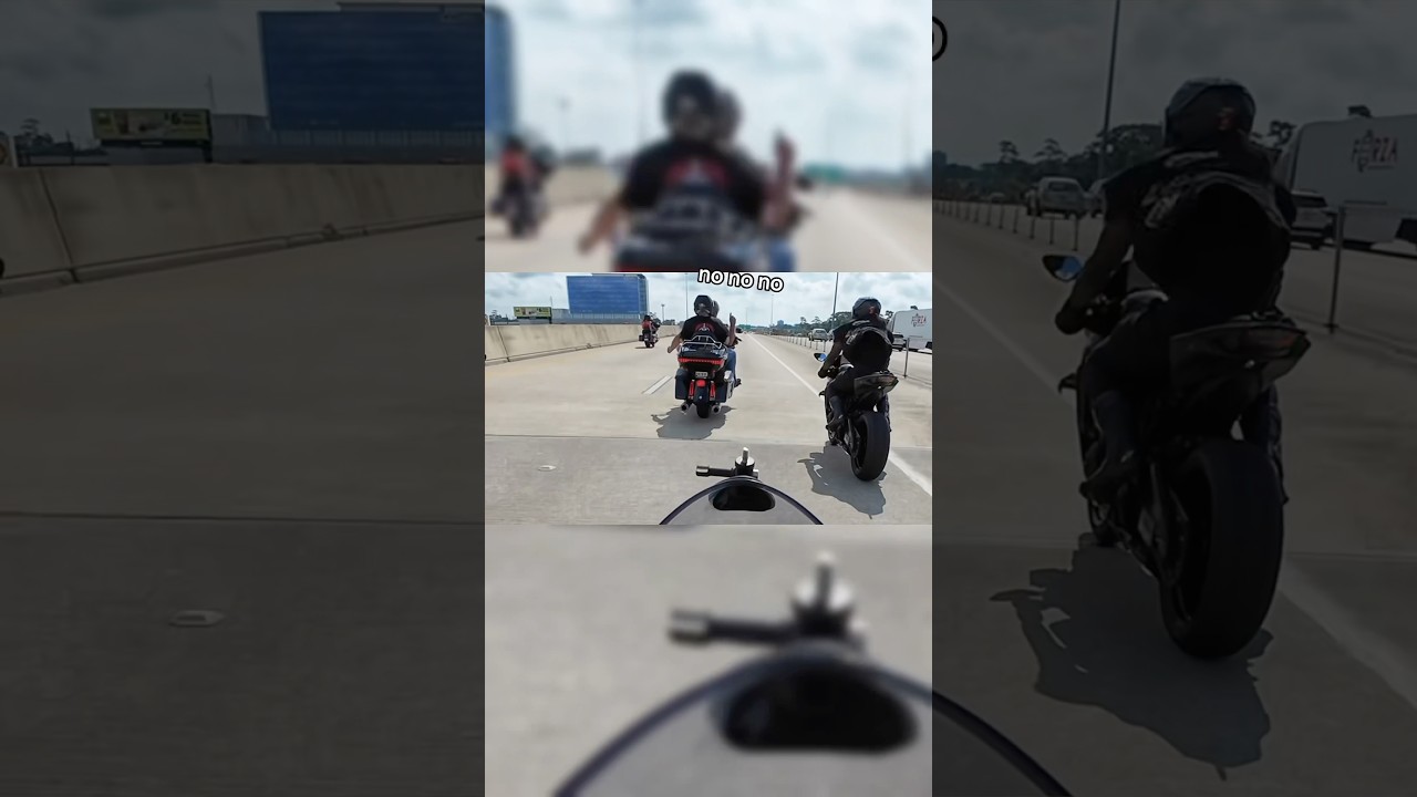 Водители Harley против водителей спортбайков 🤬