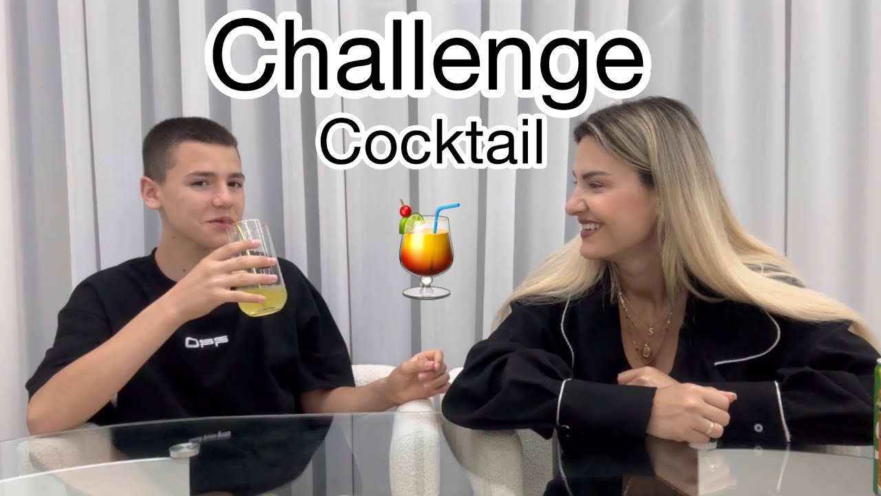 Challenge me cocktail // Gjej pijet qe ka brenda 🍹//Dezi Lami