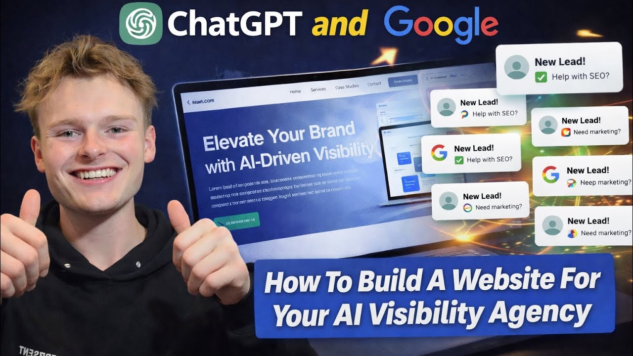 Making a Website that gets clients from ChatGPT and Google in 2026 | AI visibility agency