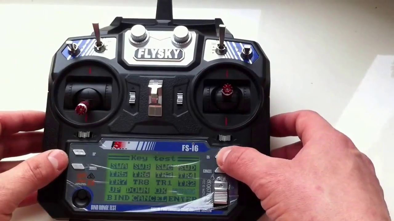 тест меню flysky i6
