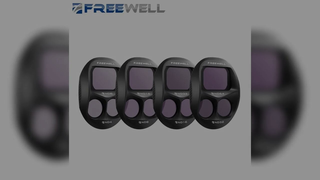 A must-have product! Freewell Split ND Filters Kit for DJI Mavic 4 Pro Drones Lens 4 Pack Filter N