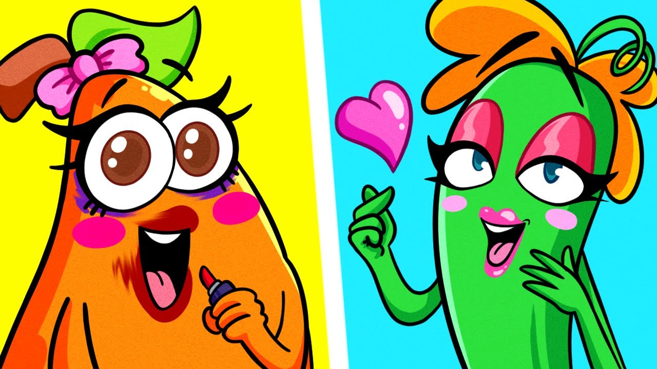 Cómo se Preparan las Chicas | Secretos de Maquillaje de las Frutas