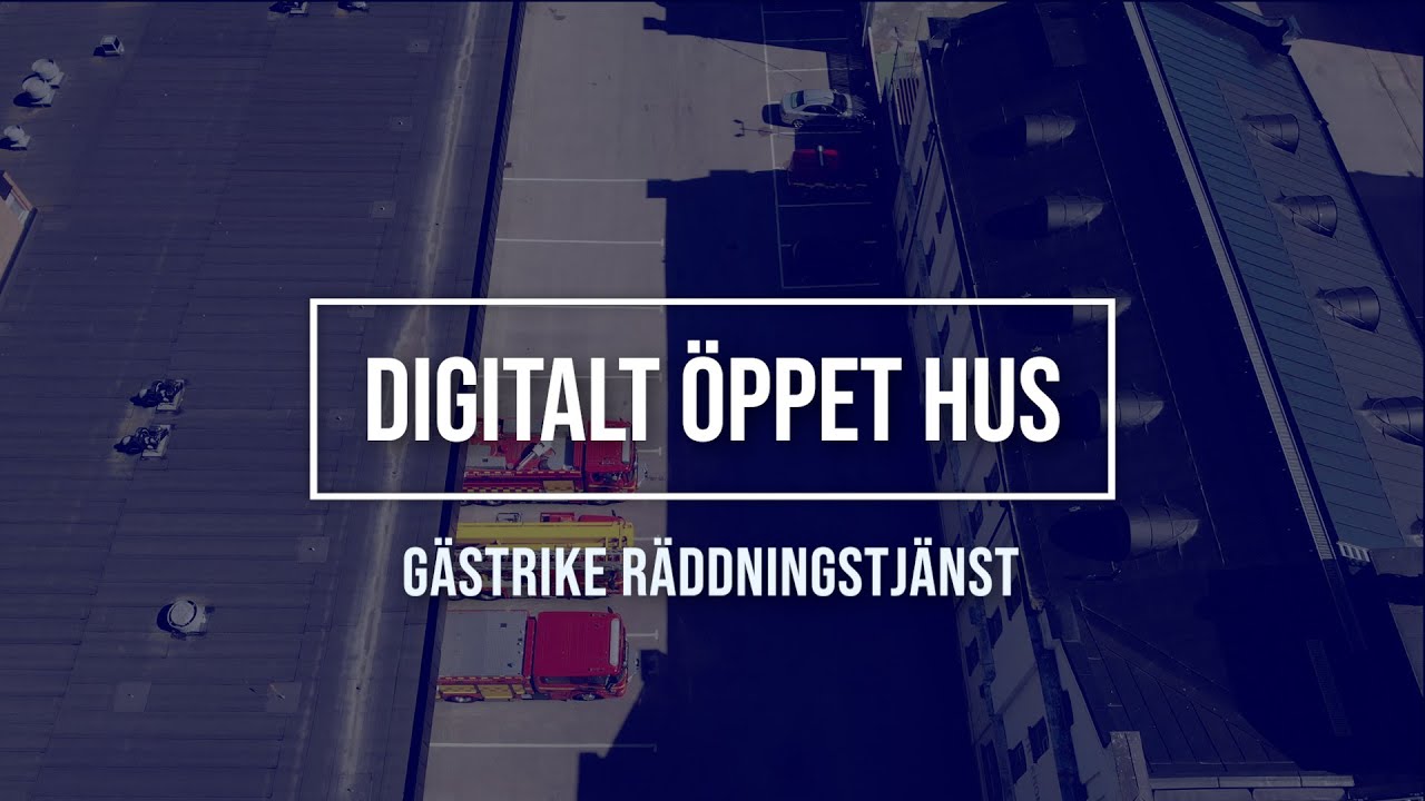 Digitalt öppet hus hos Gästrike Räddningstjänst