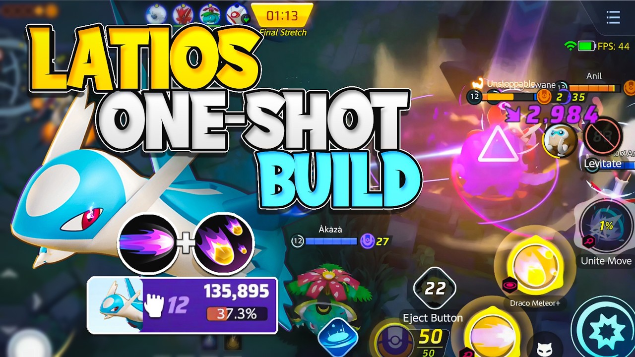 LATIOS is UNSTOPPABLE After Buff! Best Draco Meteor Build Guide | Pok&eacute;mon UNITE