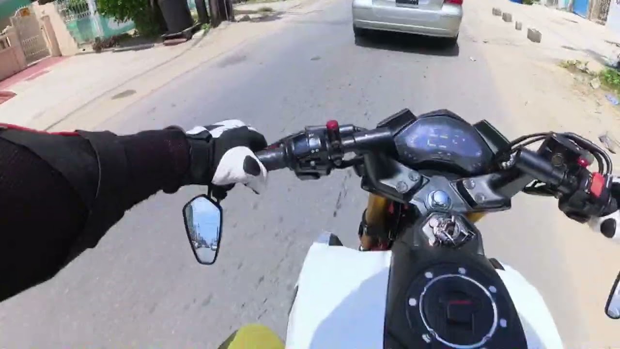Haojue DR 160 | Ride to Town Through Busy Traffic | No Talking
